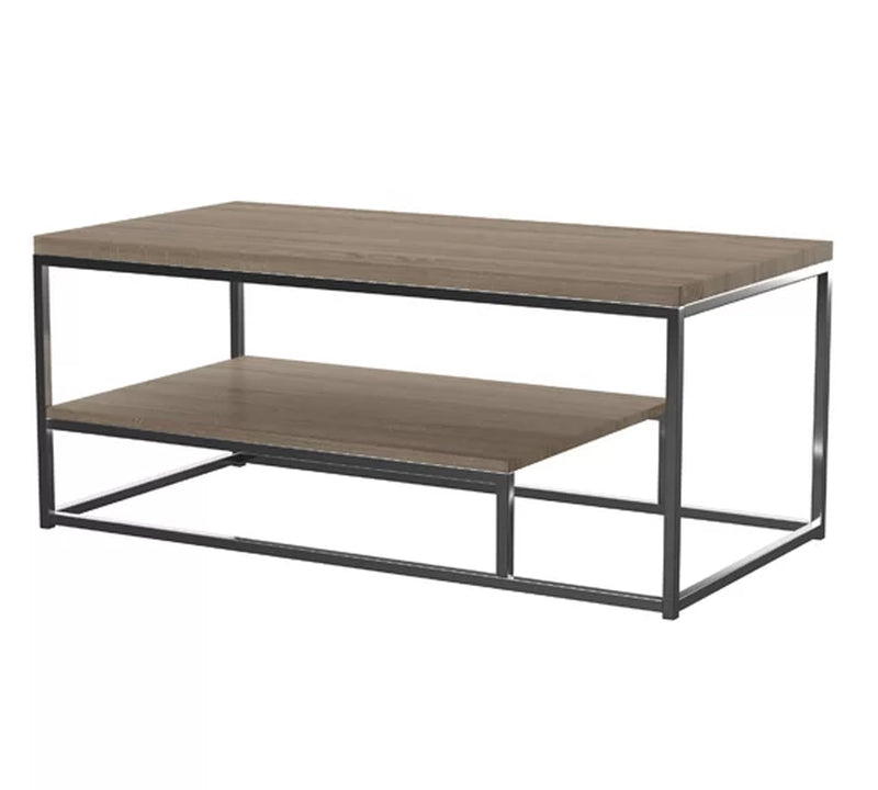 The Metal Frame Base Particle Board Wooden Center Table