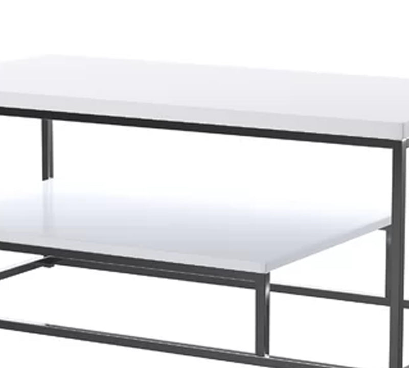 The Metal Frame Base Laminated Board Center Table