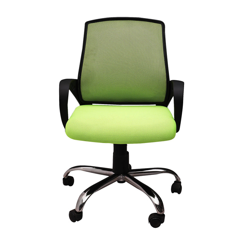 Medium Back Office Chair with Chrome Base