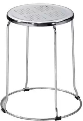 Bar Stool With Metal Frame with Chrome Legs Base