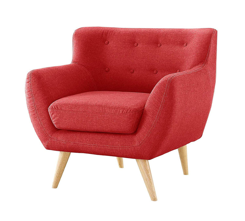One Seater Seat Sofa With Wooden Legs Base