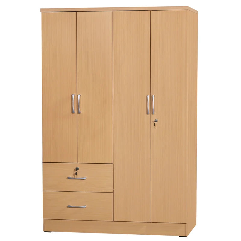 Wooden Wardrobe and Drawer