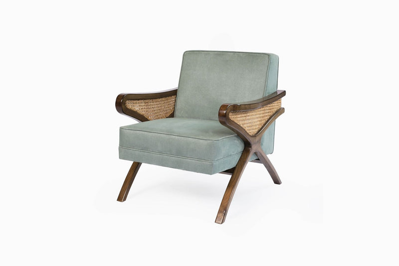 Cane & Wicker Arm Chair