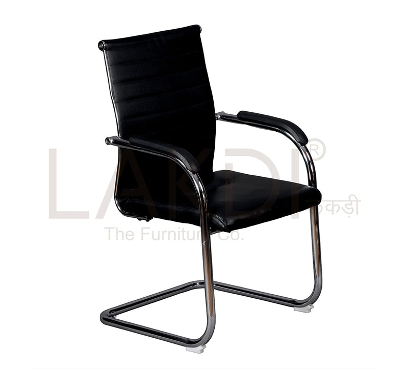 Mid Back Office Executive Visitor Chair, Black