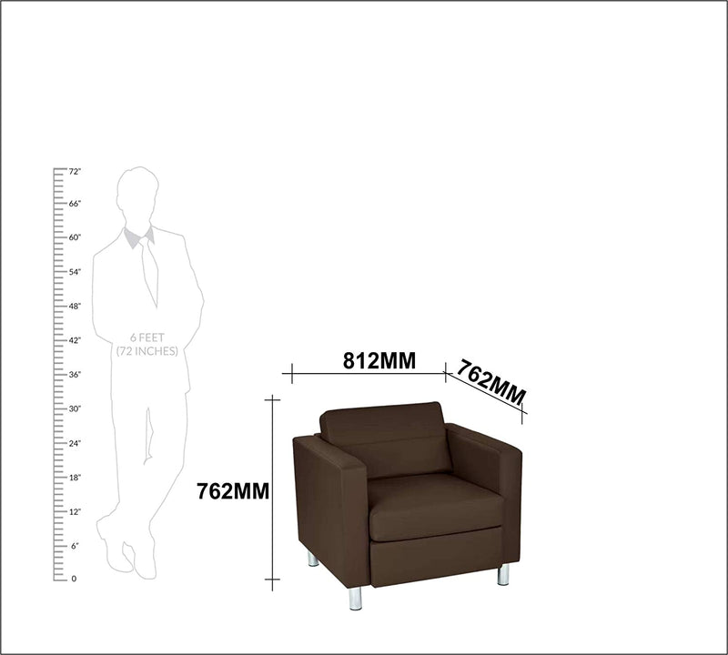 Lounge Chair with Stainless Steel Legs