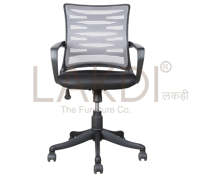 Office Executive Chair in Medium Back Nylon Base