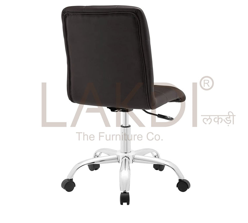 Bar Chair With Height Adjustable Nylon Wheel Base