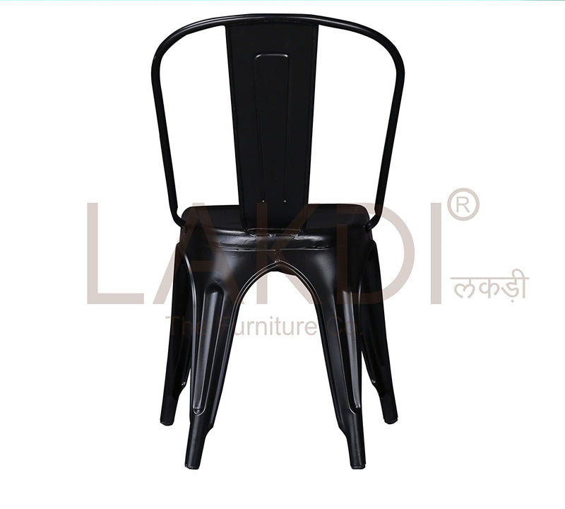 Cafe Chair With Metal Frame Legs Base