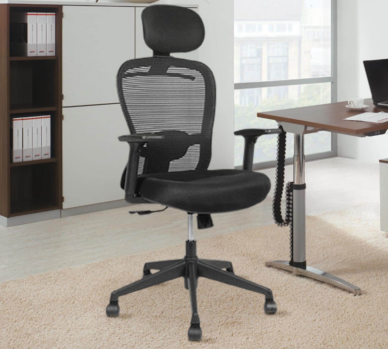 High Back Office Chair Nylon Base