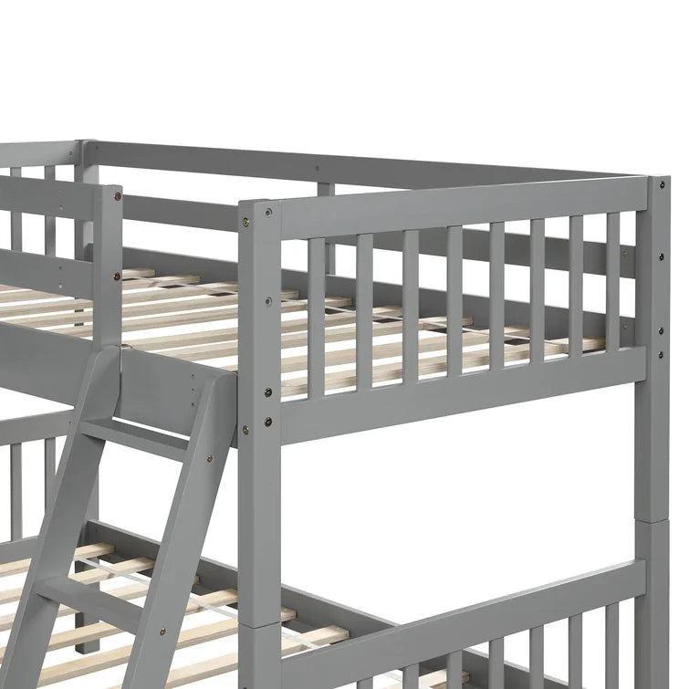 L-Shaped Bunk Bed Twin Over Twin