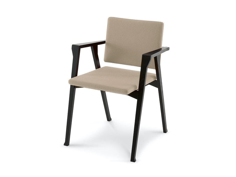 The Steel Upholstery Dining Chair with Steel Frame Base