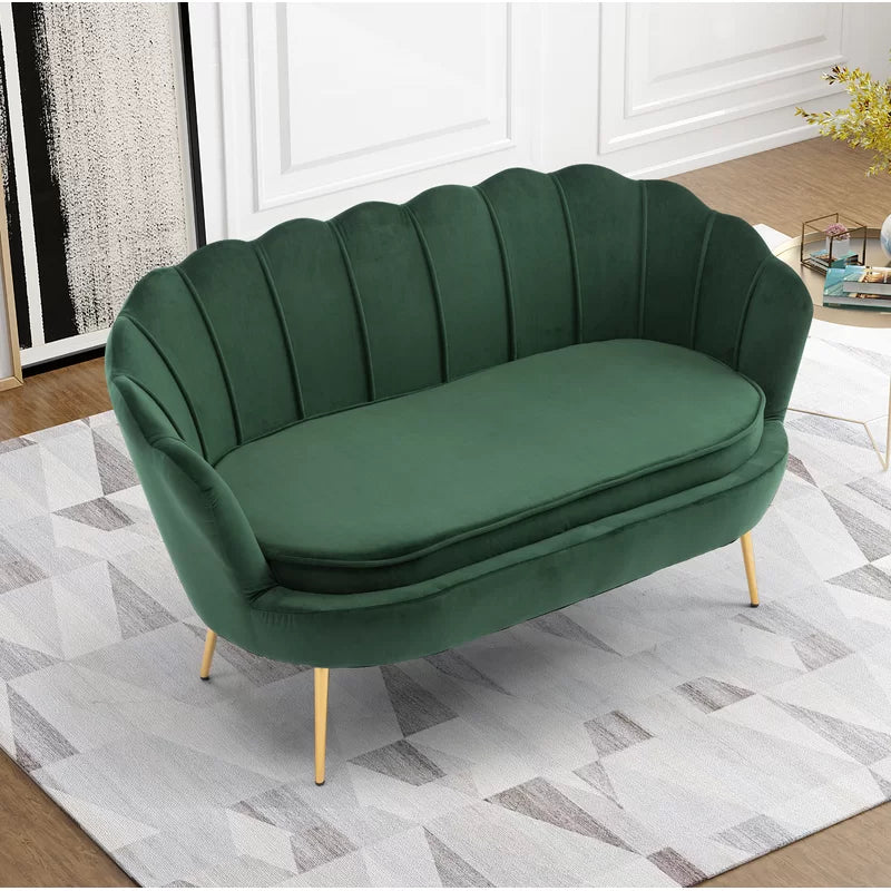 2 Seater Sofa with Metal Legs