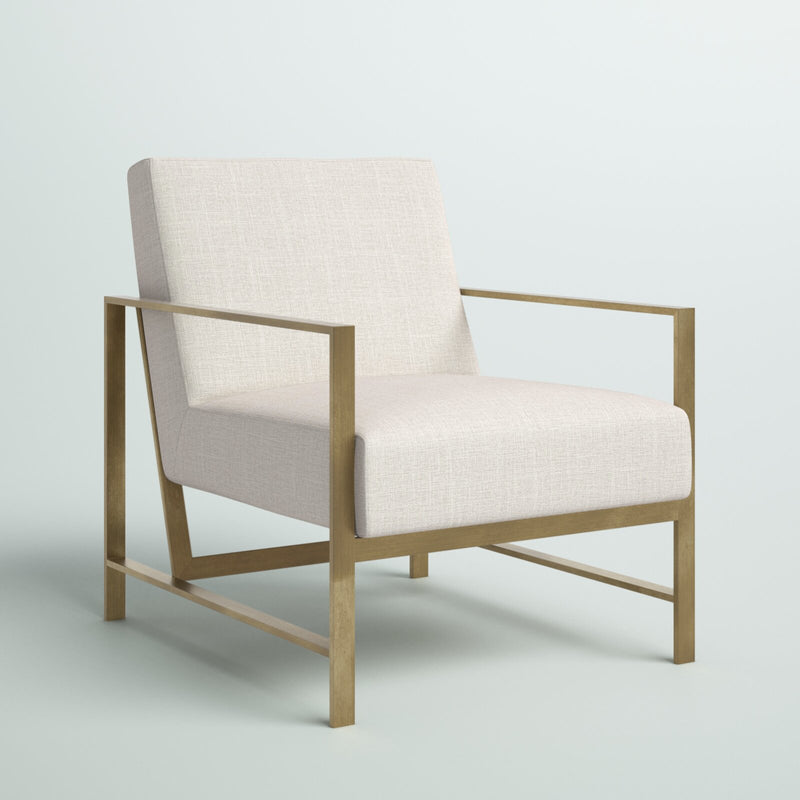 Accent Chair In Gold Finish