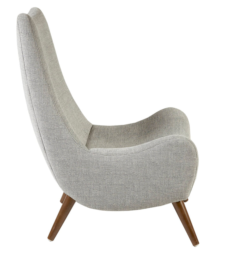 Light Grey Accent Wide Lounge Chair
