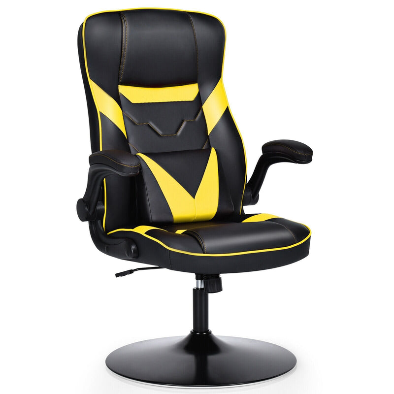 Gaming Chair with Metal Swivel Base