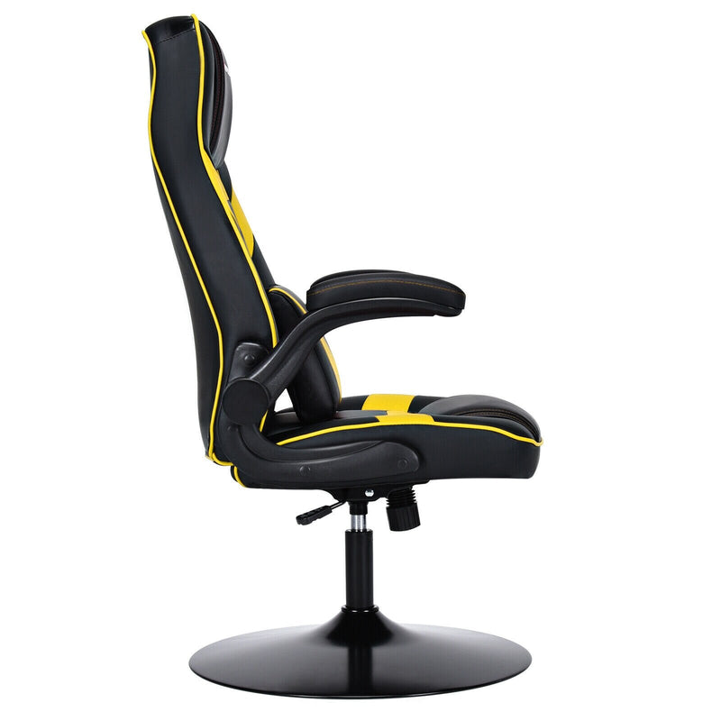 Gaming Chair with Metal Swivel Base