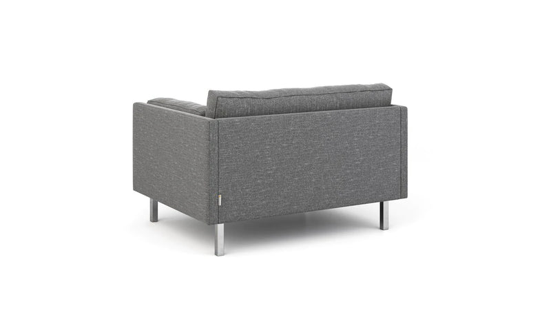 Single Seater/ 2 Seater/ 3 Seater Fabric Sofa with Wooden Legs
