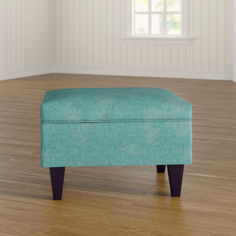 Solid Wooden Frame With Storage Ottoman