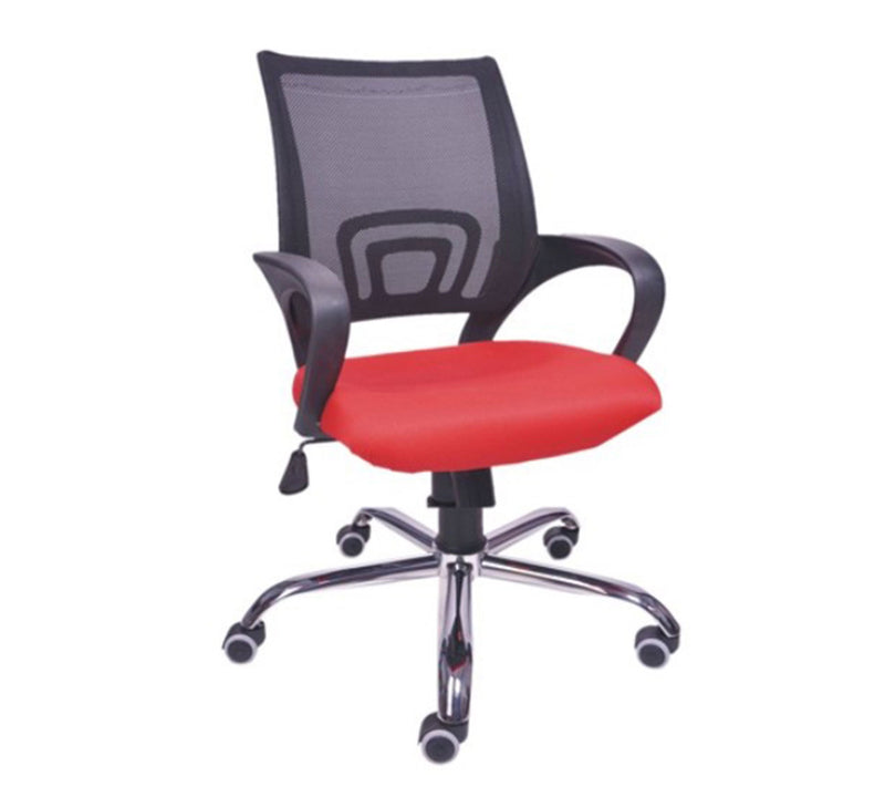 The Medium Back Office Executive Mesh Chair with Height Adjustable Chrome Base