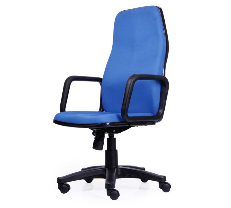 High Back Office Executive Chair with Height Adjustable Nylon Base