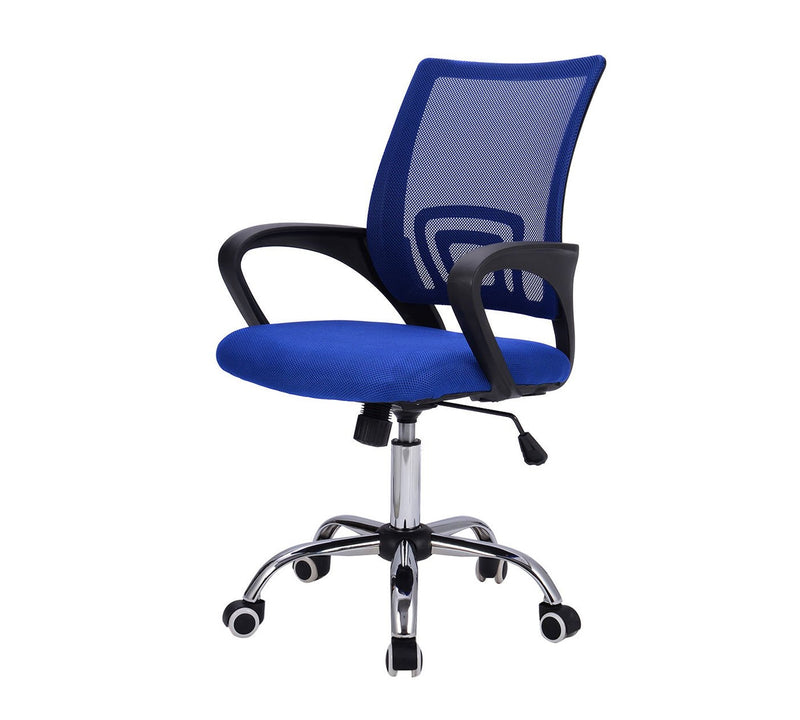 The Medium Back Office Executive Mesh Chair with Metal Chrome Base
