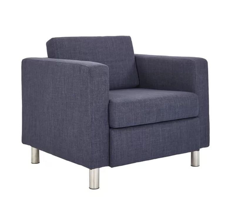 Lounge Chair with Stainless Steel Legs