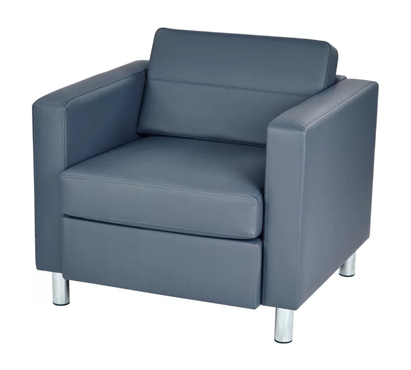 Lounge Chair with Stainless Steel Legs