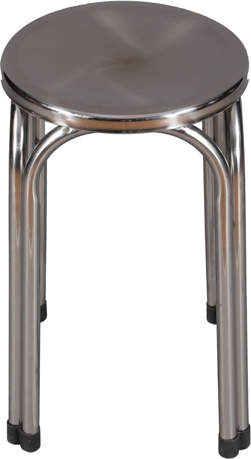 Dr Office Stools Chrome Finish (Silver)