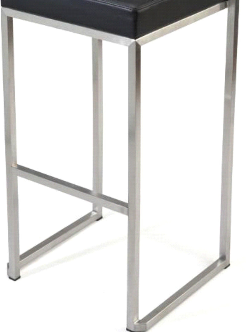 Bar Stool With Metal Frame Legs Base