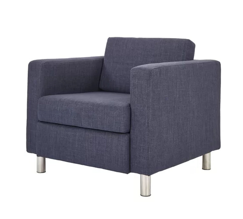 Lounge Chair with Stainless Steel Legs