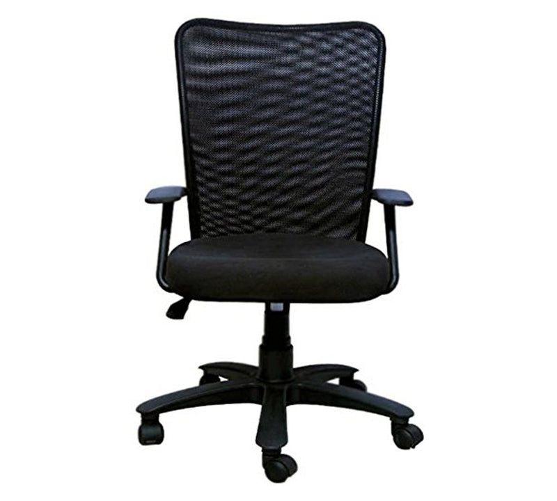 Comfortable Executive Office Chair with Height Adjustable Nylon Base