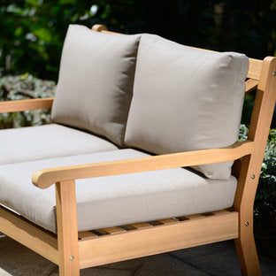 The Single Seater Outdoor Chair with Wooden Base