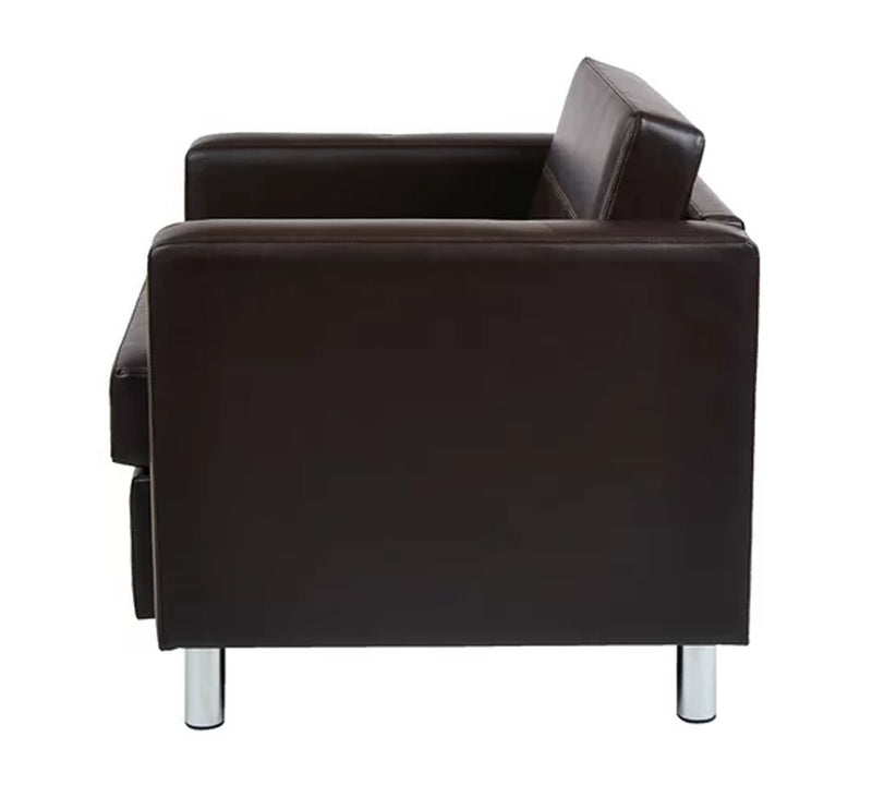 Lounge Chair with Stainless Steel Legs