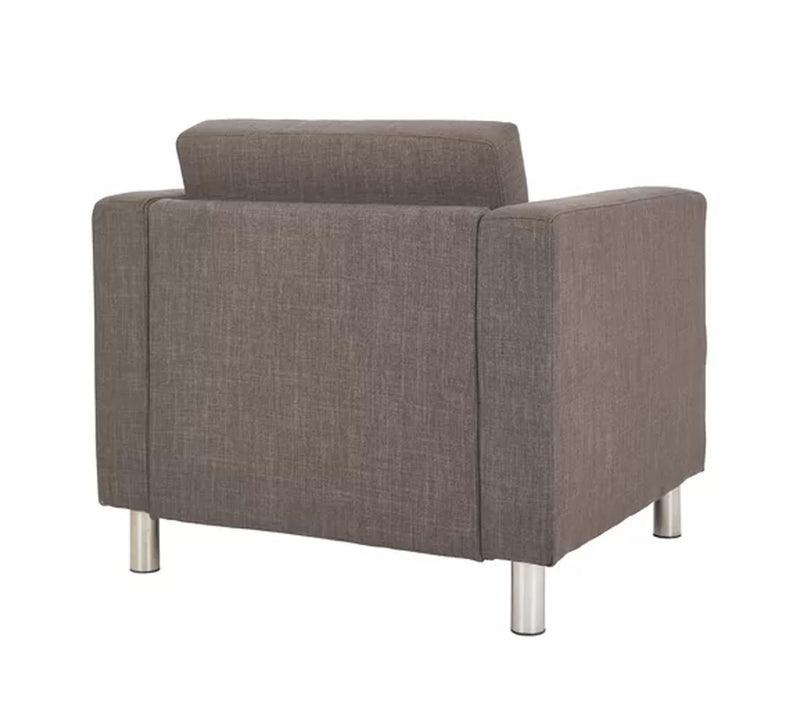 Lounge Chair with Stainless Steel Legs