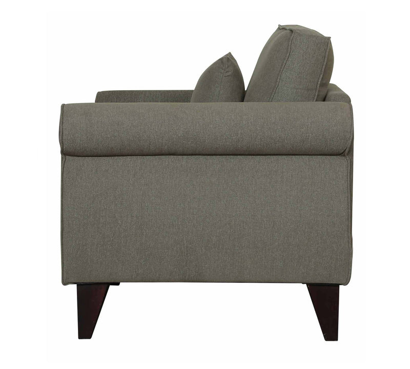 Fully Cushioned Lounge Chair with Cushion for Living Room