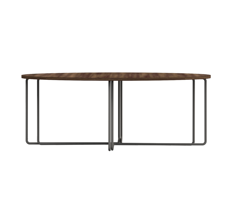 The Metal Frame Legs Base Particle Board Wooden Center Table