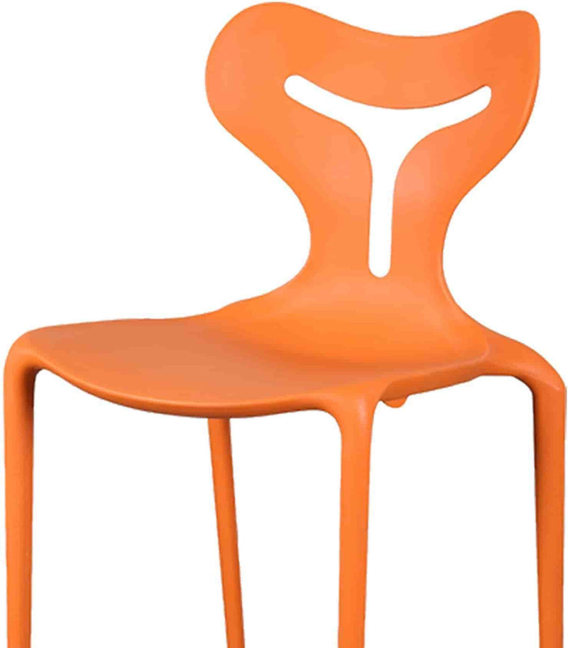 Outdoor Chair Crystal PP Designer Robo - Orange