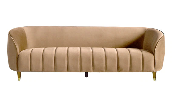 3 Seater Sofa with Wooden Legs